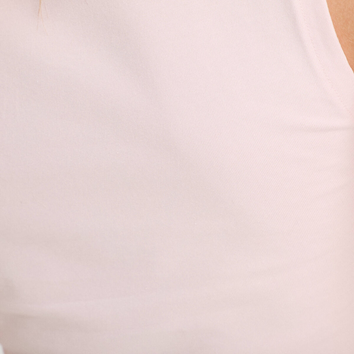 Débardeur cropped rose clair femme
