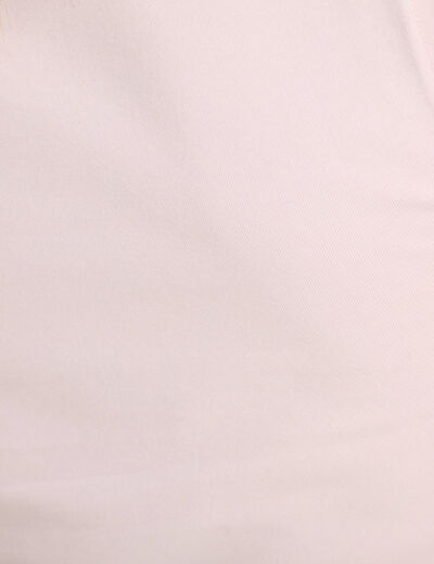 Débardeur cropped rose clair femme