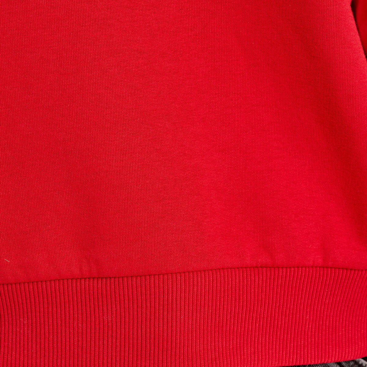 Sweat manches longues rouge femme
