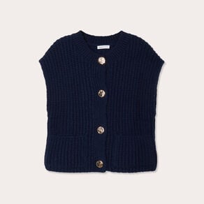 gilet sans manches bleu marine femme Gilet sans manches bleu marine femme