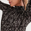 T-shirt manches longues noir femme