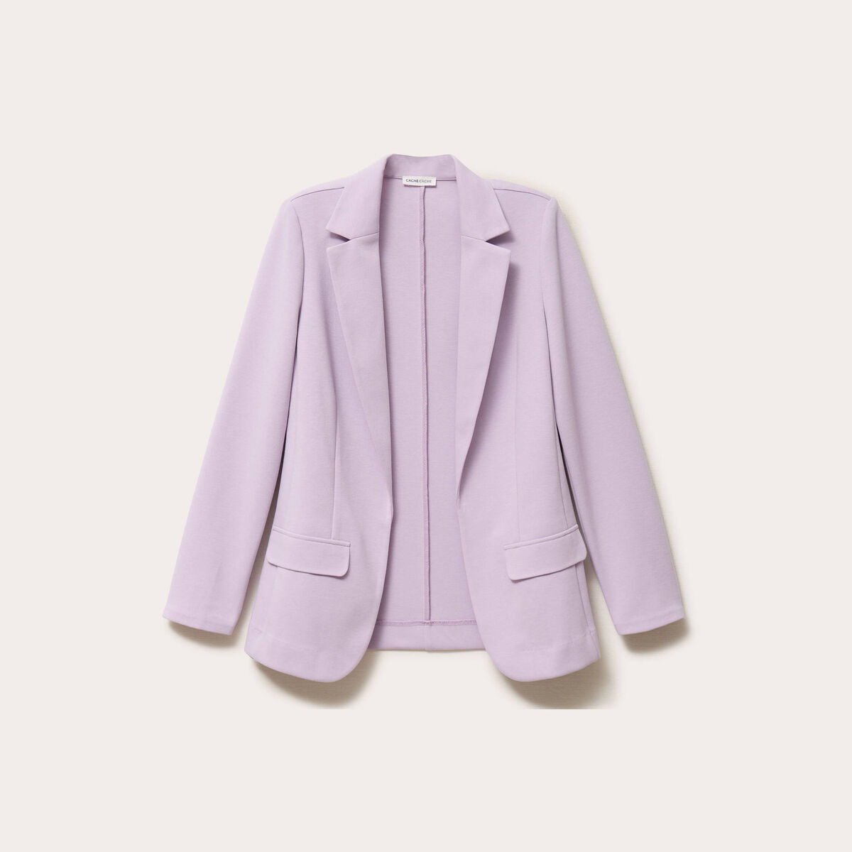 Veste blazer cintr&eacute;e parme femme