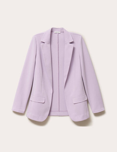 Veste blazer cintr&eacute;e parme femme