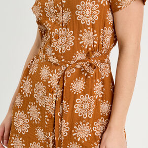 robe chemise droite camel femme Robe chemise droite camel femme