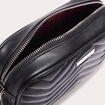 Sac matelassé irisé noir femme