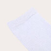 Chaussettes fils m&eacute;tallis&eacute;s couleur argent femme