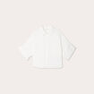 Chemise manches 3/4 ecru femme