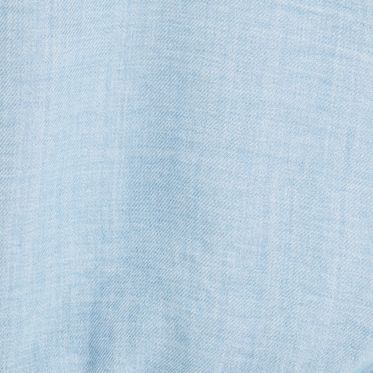 Robe évasée bretelles nouées denim bleach femme