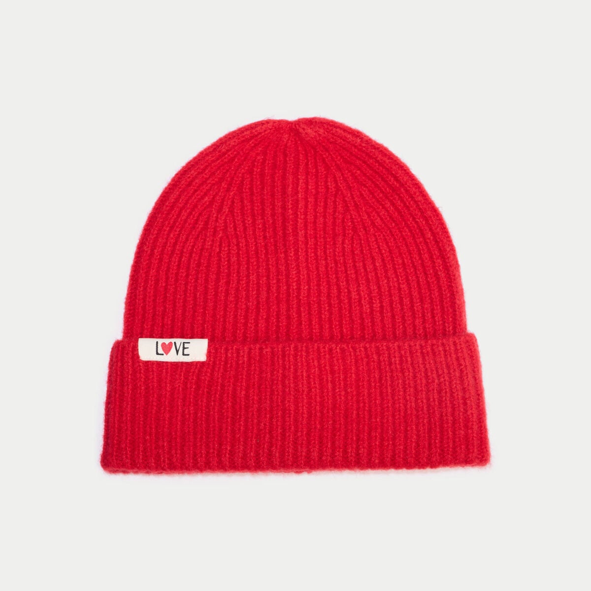 Bonnet rouge femme