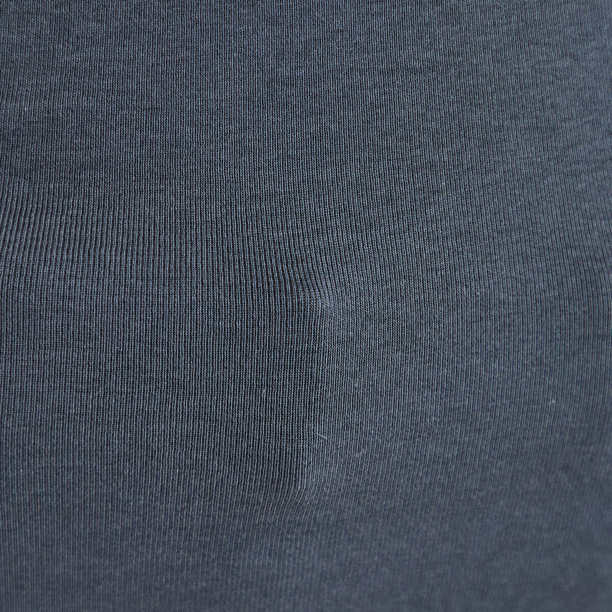T-shirt cintr&eacute; col rond manches longues gris femme