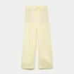 Pantalon bootcut taille standard jaune femme