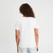 T-shirt poche crochet blanc femme