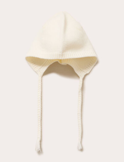 Bonnet ecru femme