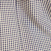 Blouse effet boule manches courtes bleu femme