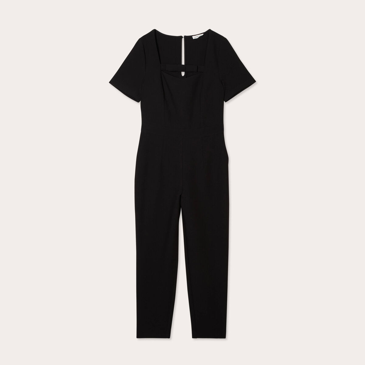 Combinaison pantalon 7/8&egrave;me noir femme