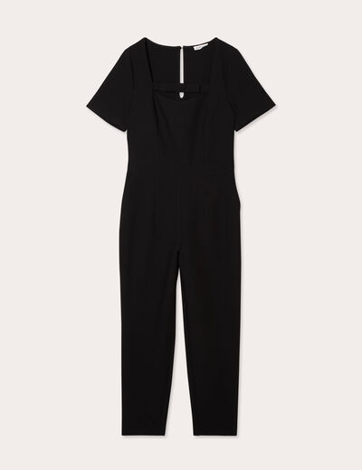 Combinaison pantalon 7/8ème noir femme
