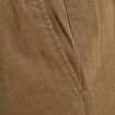 Pantalon cargo slim vert foncé femme