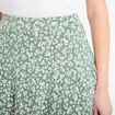 Jupe-short patineuse vert femme