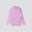 Chemise manches longues violet femme