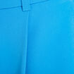 Pantalon city large bleu femme