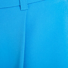 Pantalon city large bleu femme