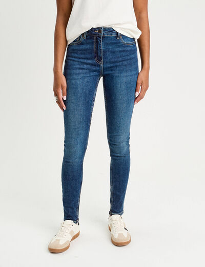 Jeans skinny push up denim stone femme