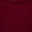 T-shirt ajust&eacute; col rond manches courtes bordeaux femme