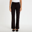 Pantalon flare noir femme