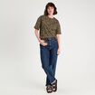 T-shirt manches courtes beige femme