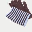 Gant-mitaine 2-en-1 bleu clair femme