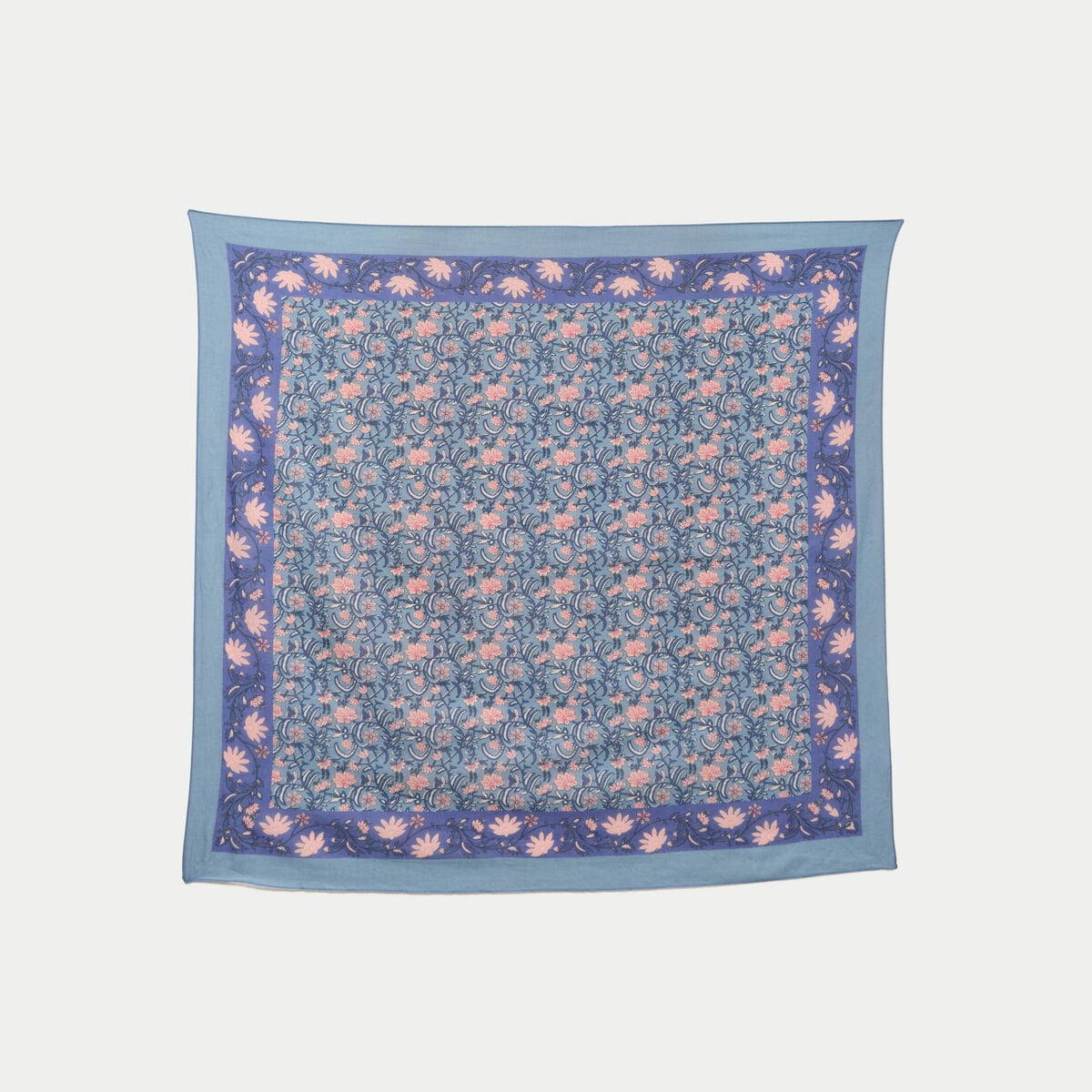 Foulard bleu femme