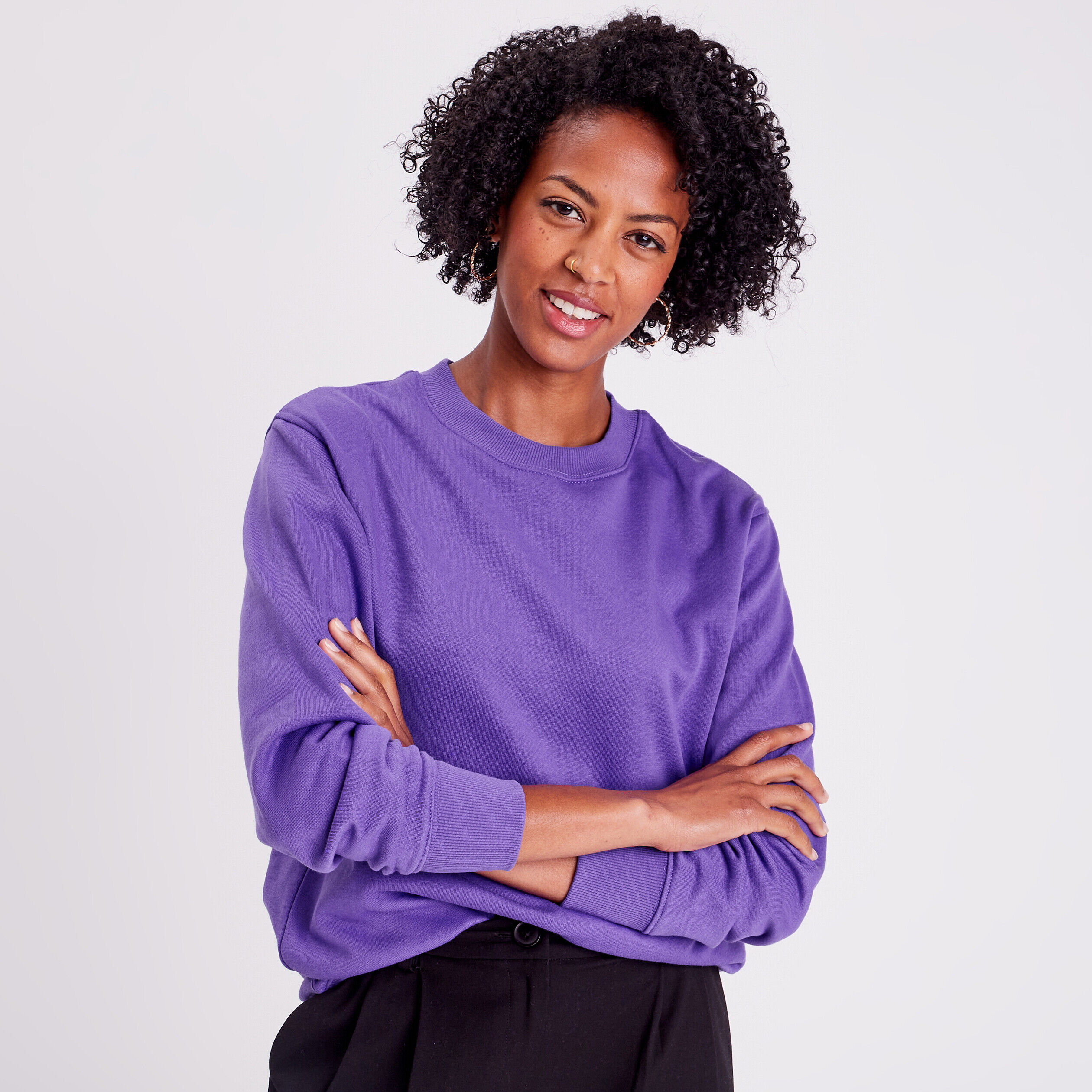 Sweat mauve femme clearance
