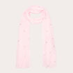 Foulard rose clair femme