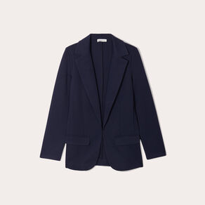 Veste blazer cintrée bleu marine femme