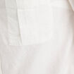 Chemise manches 3/4 contenant du lin ecru femme