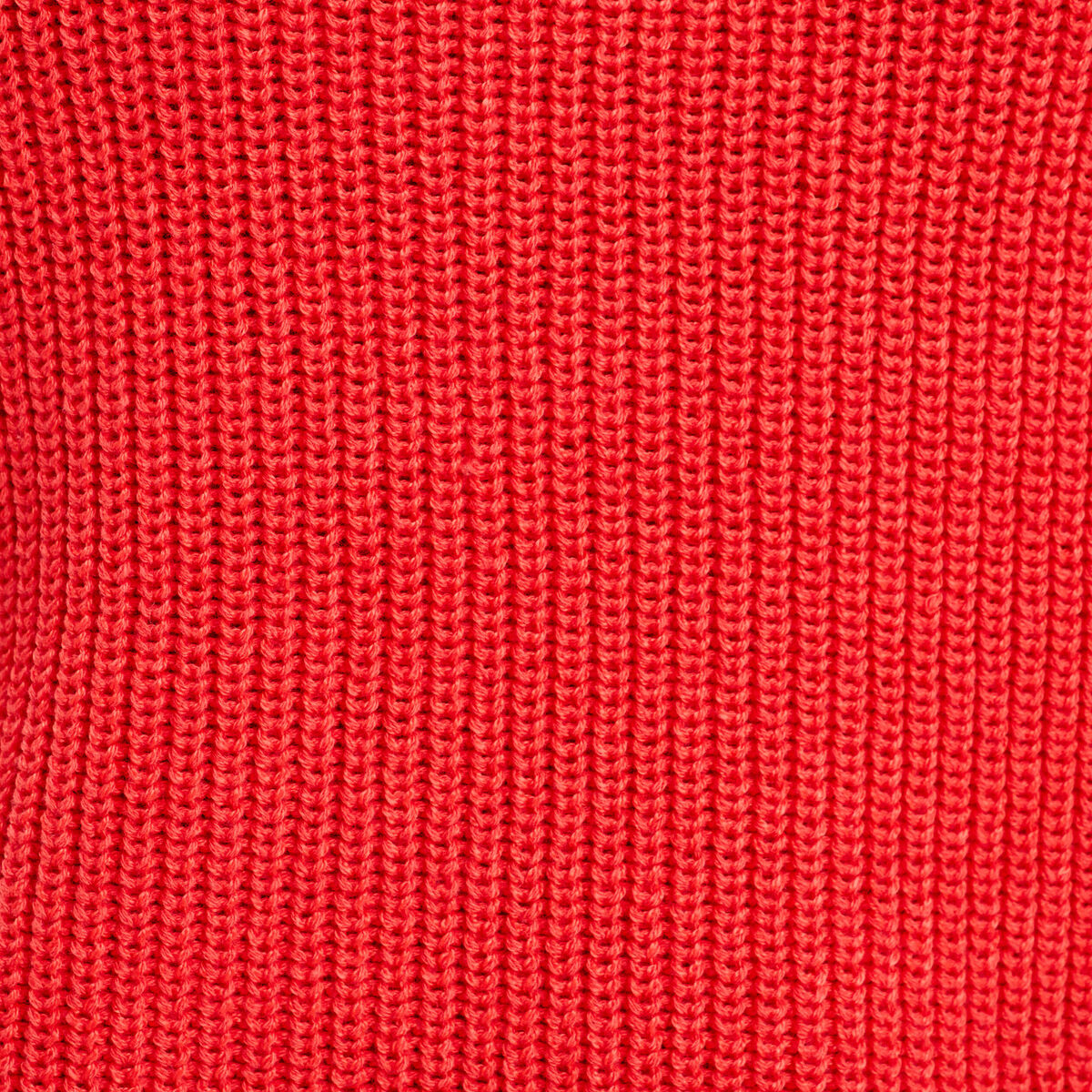 Pull avec boutons épaules rouge femme