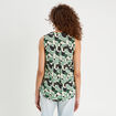 Chemise sans manches vert femme