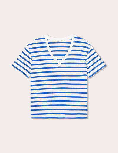 T-shirt manches courtes blanc femme