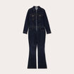 Combinaison pantalon en jean denim brut femme