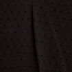 Blouse manches courtes brodée noir femme