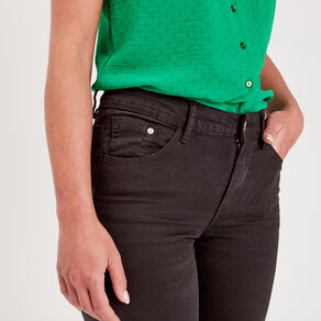 Pantacourt noir femme