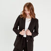 Veste blazer fluide noir femme