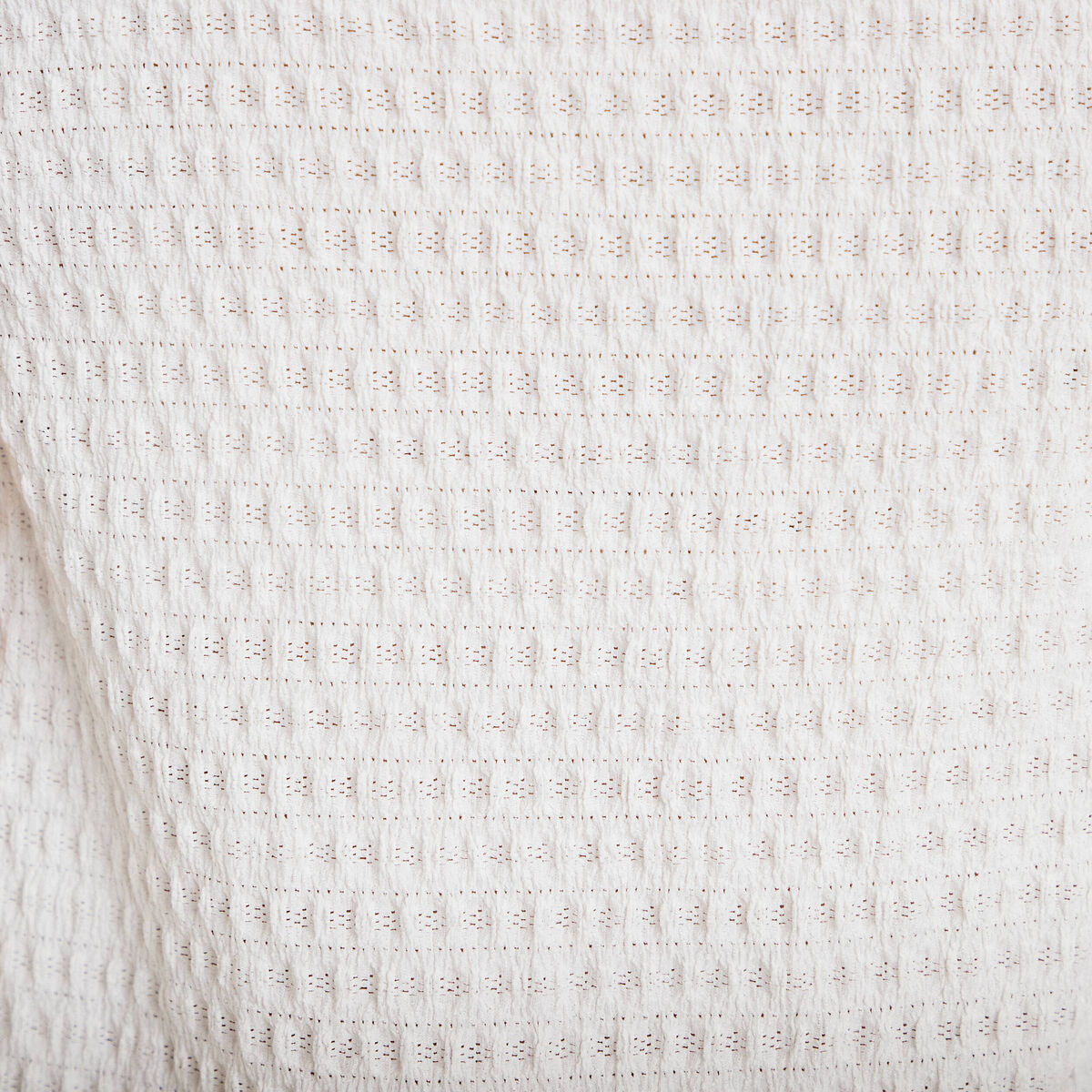 Blouse sans manches plastron brod&eacute; ecru femme