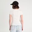 T-shirt manches courtes ecru femme