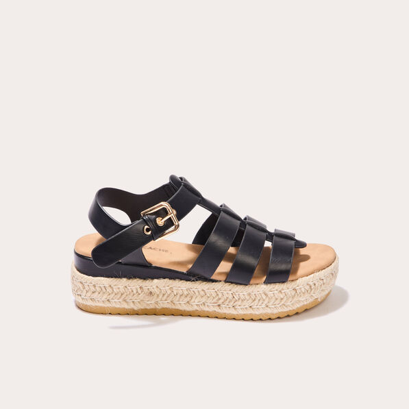 sandales plateformes noir femme Sandales plateformes noir femme