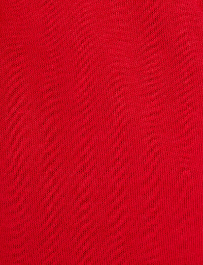 Short de jogging regular rouge femme