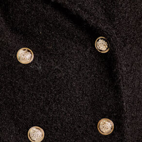 caban court boutonne noir femme Caban court boutonné noir femme