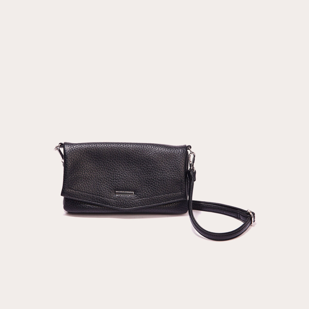 Sac avec rabat noir femme