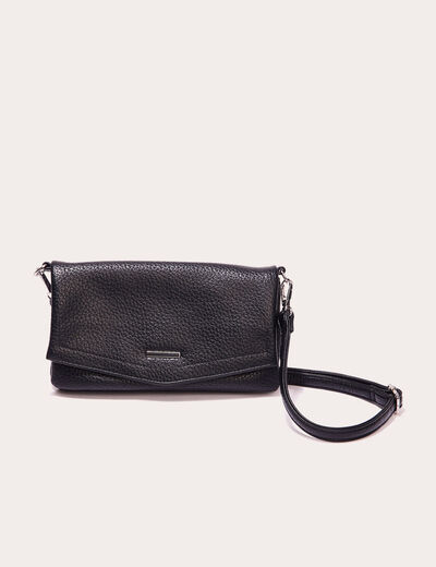 Sac avec rabat noir femme