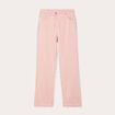 Jeans large rose clair femme